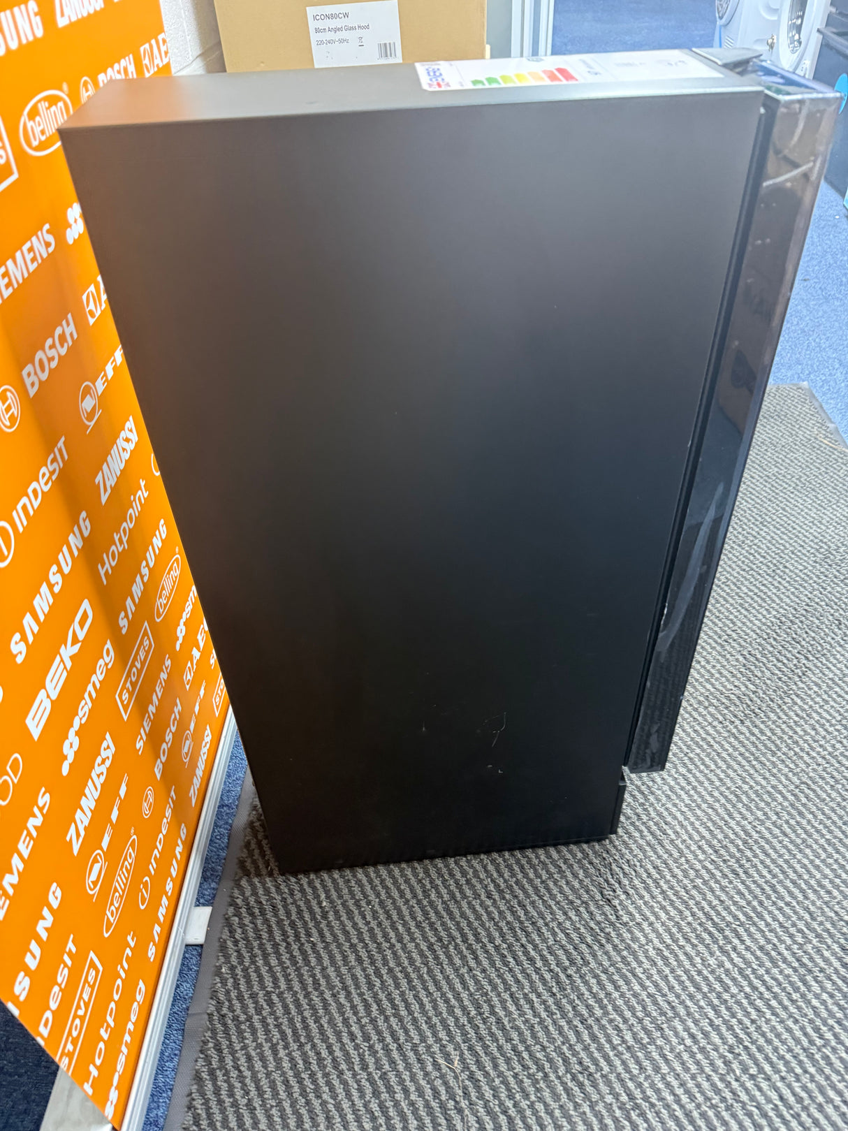 Cata UBBKWC15F (05) 15cm 7 Bottle Wine Cooler in Black - (Ex Display) - HW182405
