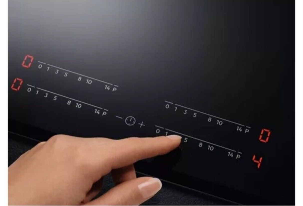 AEG IKB64401FB 60cm Induction Hob in Black Slider Power Control