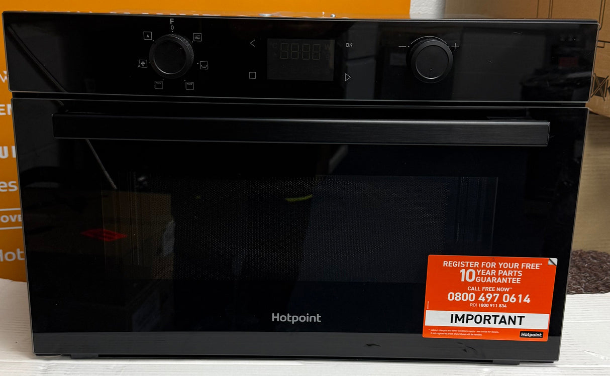 Hotpoint HPD 254CR BUK (92) 1000W 31 Litre Built-in Microwave and Grill in Black - (Ex Display) - HW182392