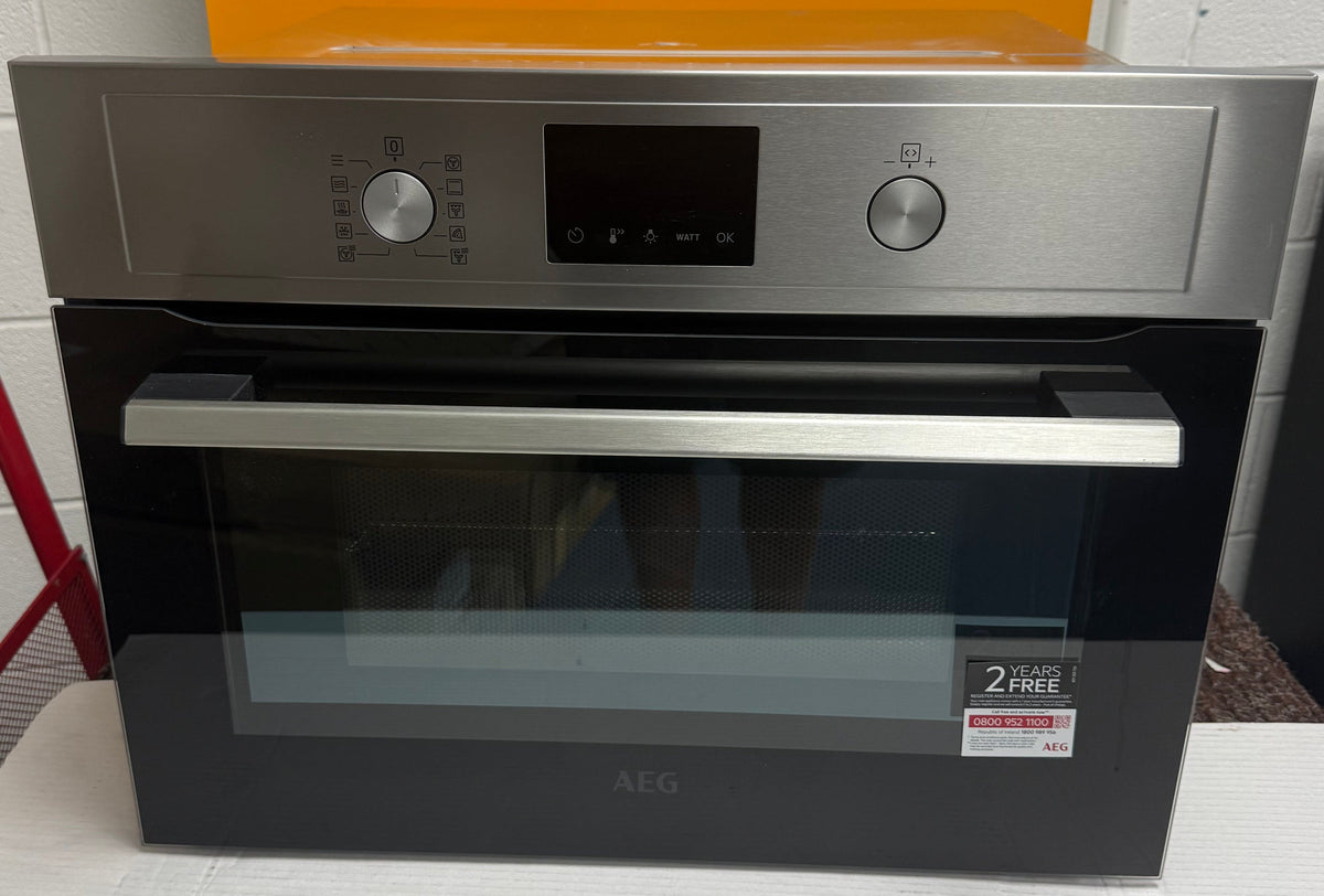 AEG KMX365060M (46) Built-In Combination Microwave Oven in Stainless Steel - (Ex Display) - HW182646
