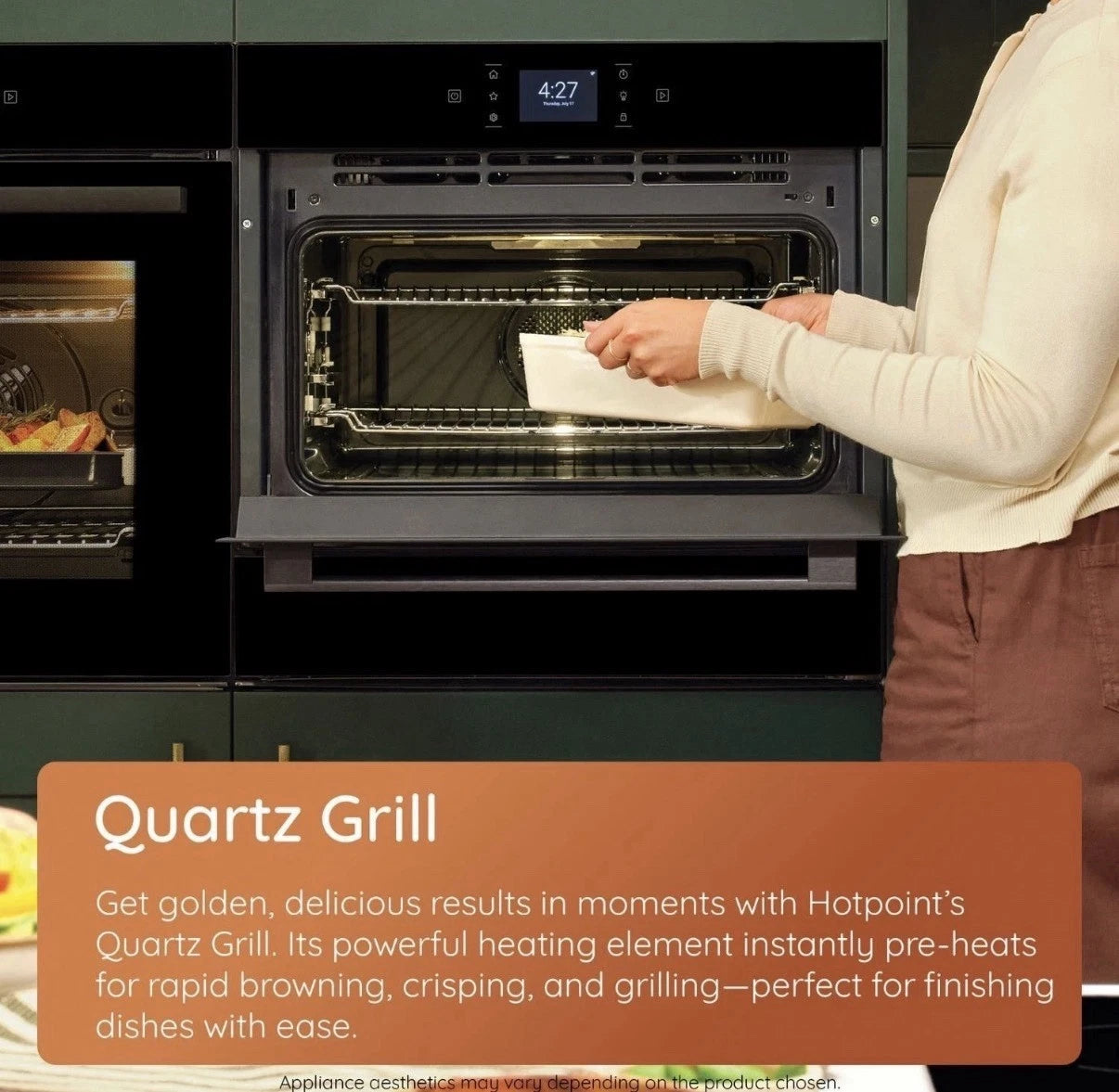 Hotpoint HPD 254CR BUK (77) 1000W 31 Litre Built-in Microwave and Grill in Black - (Ex Display) - HW182277