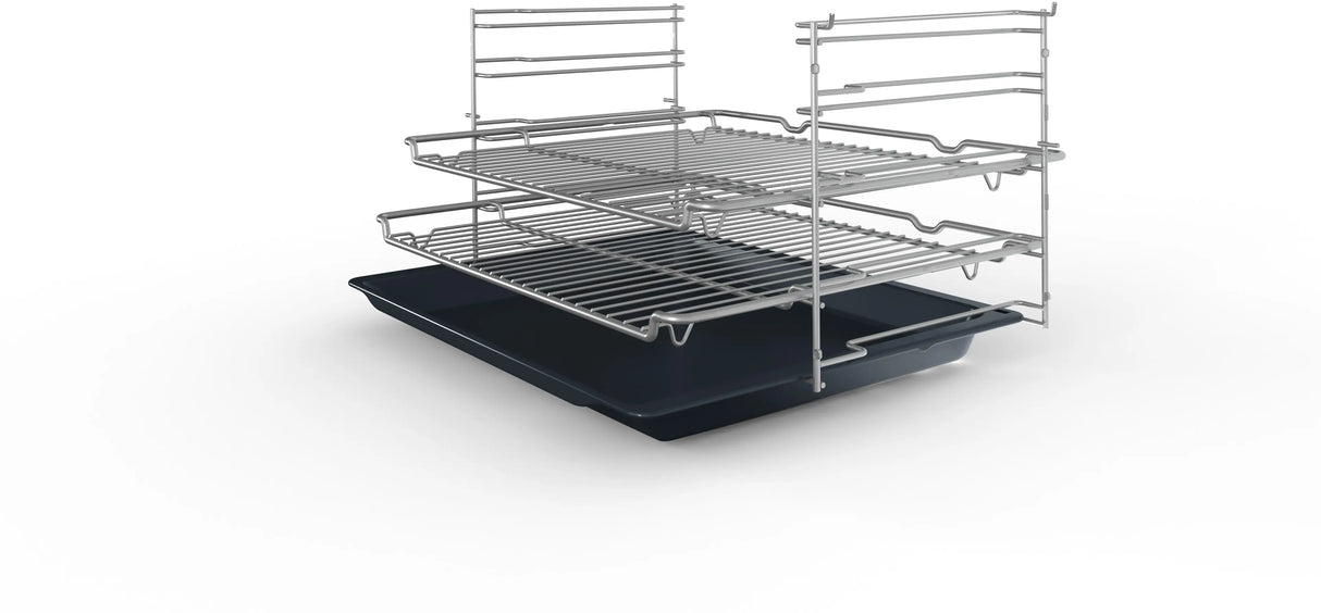 Bosch Series 2 HHF133BS0B (15) Built-in Electric Single Oven with 13Amp Plug in Stainless Steel - A Rated - (Ex Display) - HW182415