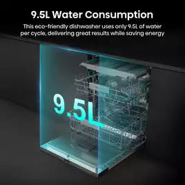 Hisense HV673A60UK (42) Full-Size Fully Integrated Dishwasher with Top Cutlery Tray - A Rated - (Ex Display) - HW182142