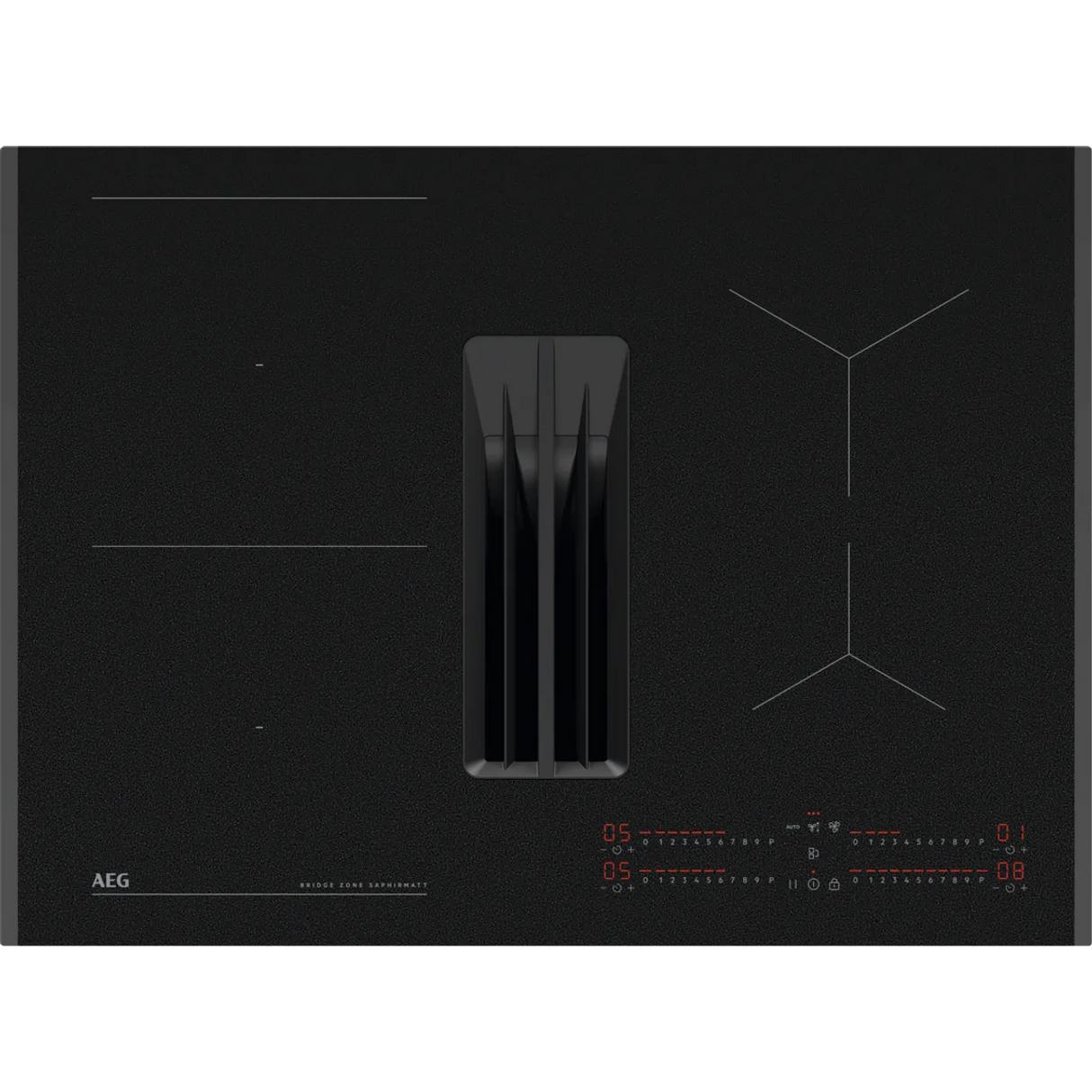 AEG SaphirMatt® TCH74B01FZ (61) 71cm 4 Zone Induction Hob with Venting Extraction in Matt Black - A+ Rated - (Tatty Box) - HW182361 - MANAGERS SPECIAL PRICE £1039.20