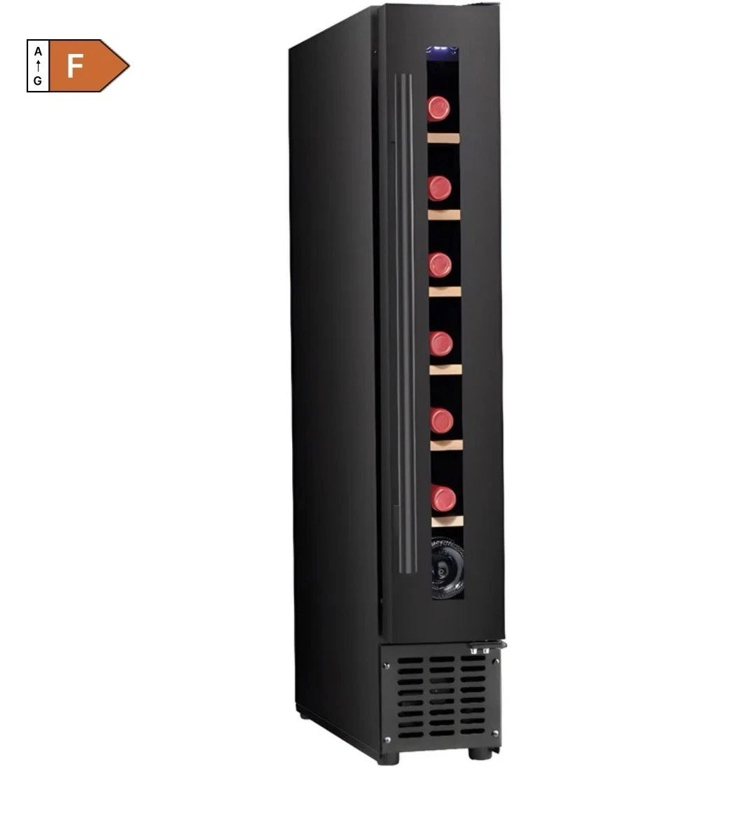 Cata UBBKWC15F (05) 15cm 7 Bottle Wine Cooler in Black - (Ex Display) - HW182405