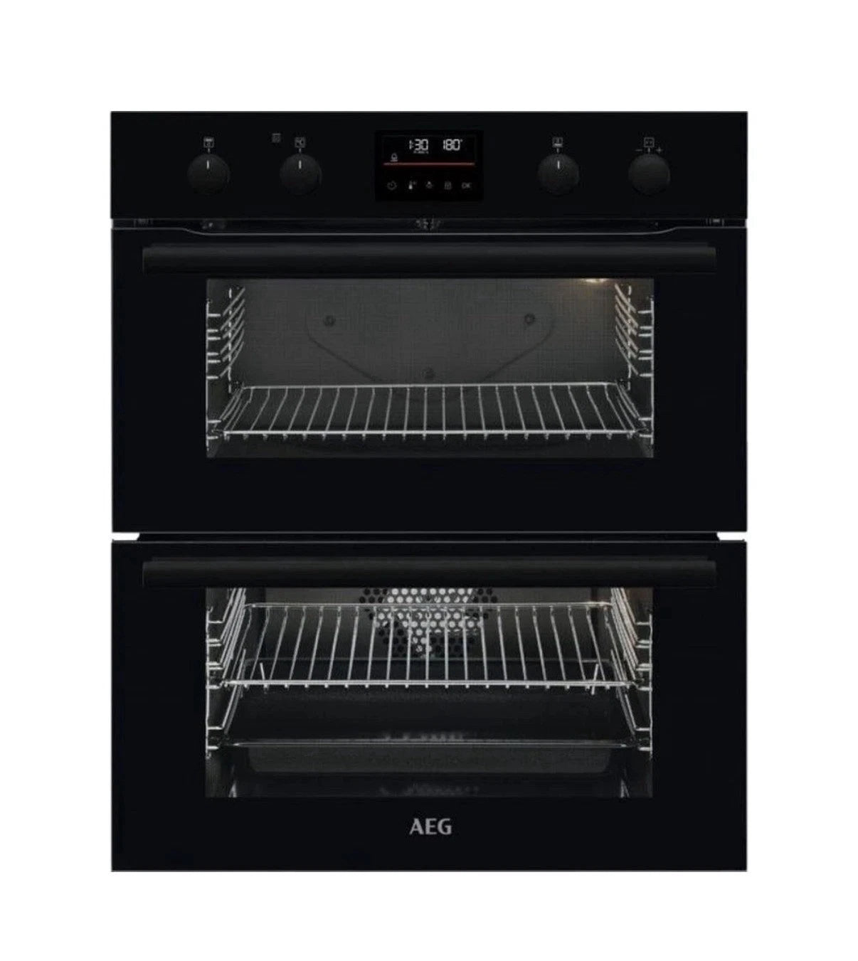 AEG DUB535060B (61) 6000 SurroundCook Built-under Electric Double Oven in Black - A/A Rated - (Ex Display) - HW182261