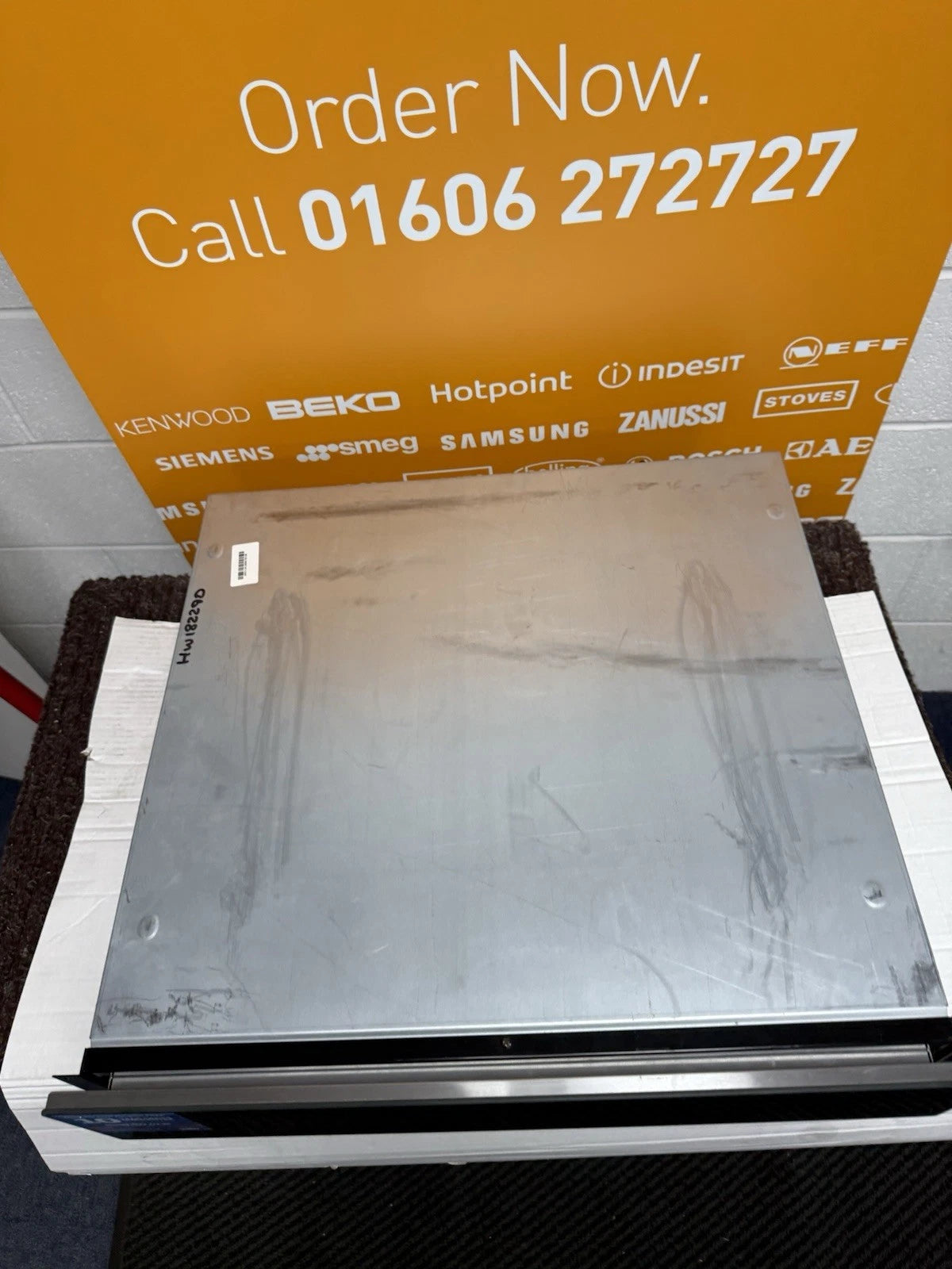 Beko DRW11401FB (90) Built-in Warming Drawer in Black Glass - Non Branded Front - (Ex Display) - HW182290