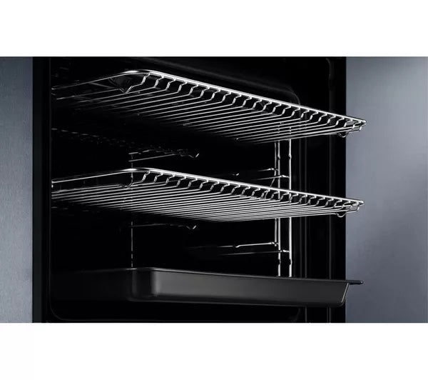 AEG BEX335011B (12) 3000 Series SurroundCook Built-in Electric Single Oven in Black - A Rated - (Ex Display) - HW182212