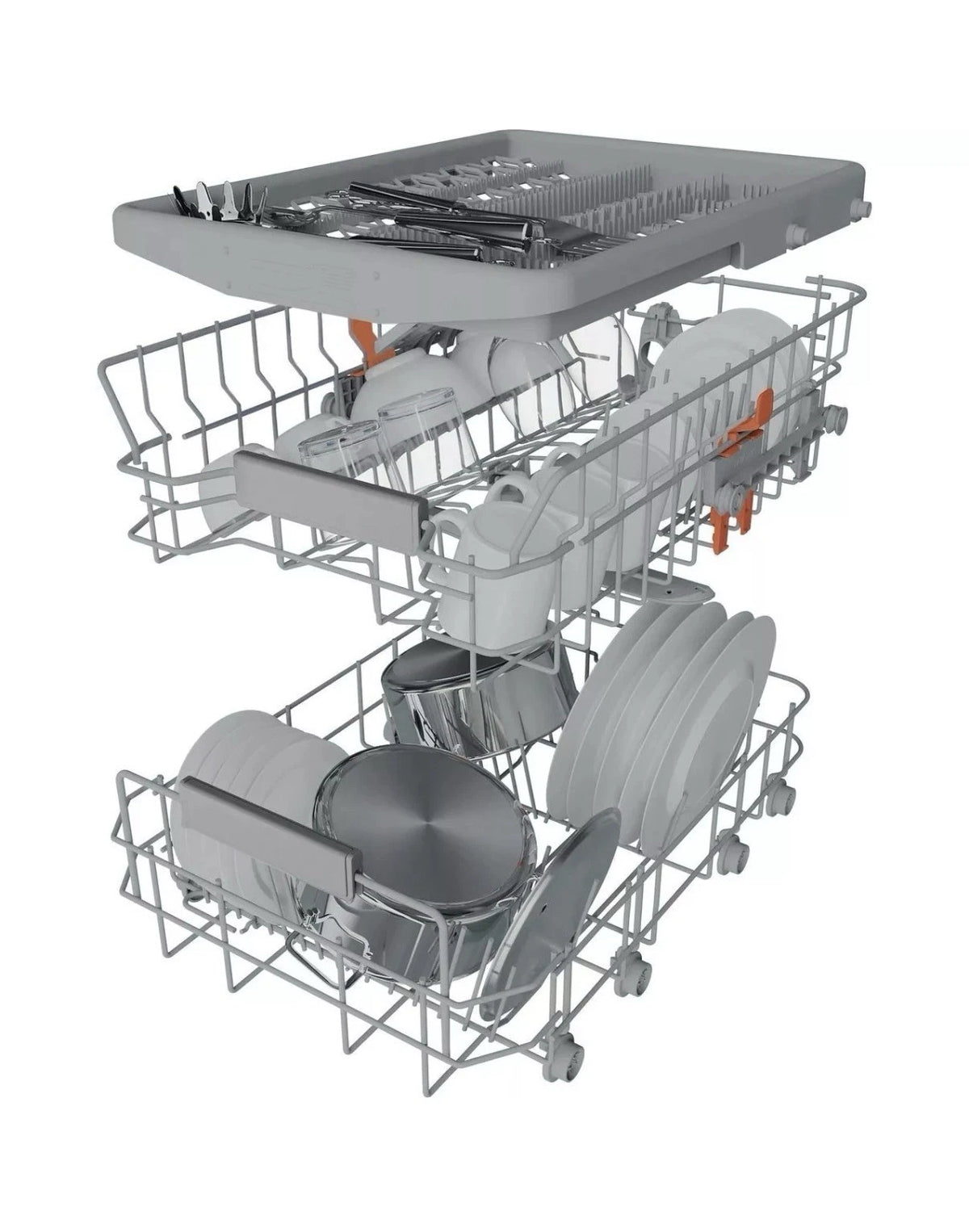 Hotpoint HP4ID11CS80UK (97) 45cm Slimline Integrated Dishwasher with 11 Place Settings - D Rated - (Ex Display) - HW182697