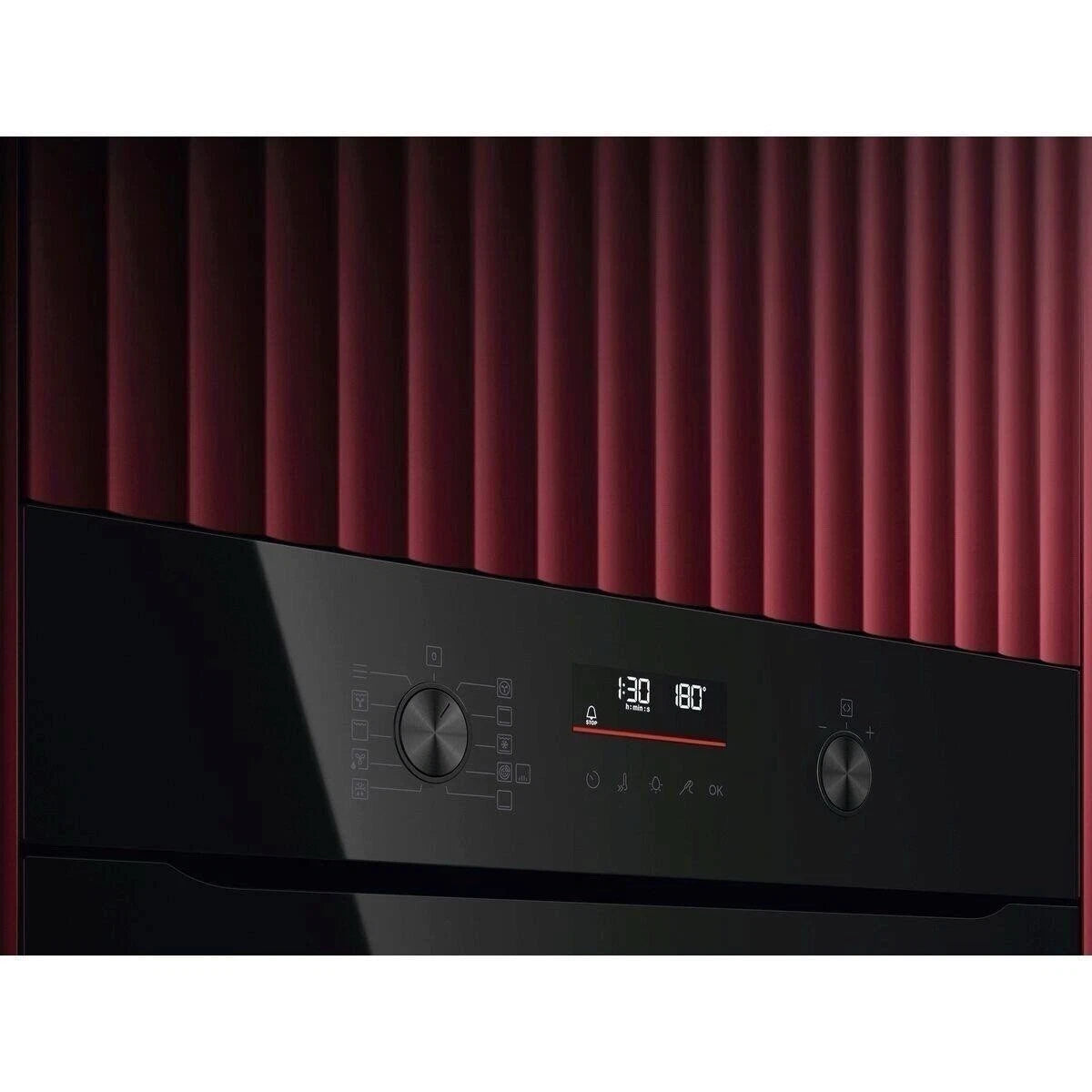 AEG 6000 Series OS6PB50AK (30) Built-in Electric Single Oven with Pyrolytic Self Cleaning in Black - A+ Rated - (Ex Display) - HW182330