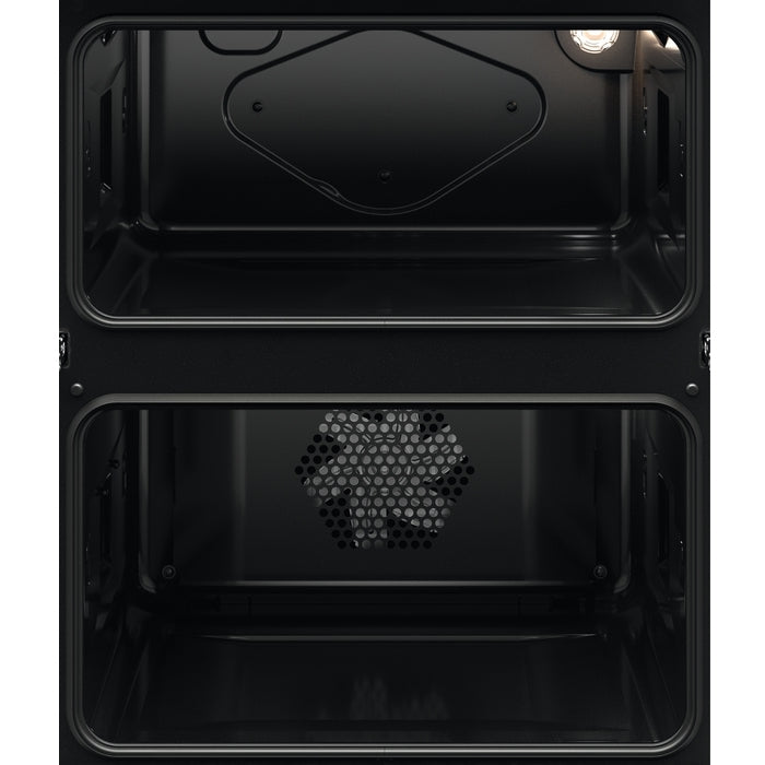 AEG 600 OU5NU20M (07) SurroundCook Clean Enamel Built-under Double Oven in Stainless Steel - A/A Rated - (Tatty Packaging) - HW182407