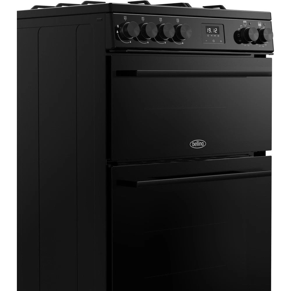 Belling 444412047 FSA Vision DF BLK (71) 60cm Dual Fuel Cooker with Double Oven in Black - (Ex Display) - HW182371