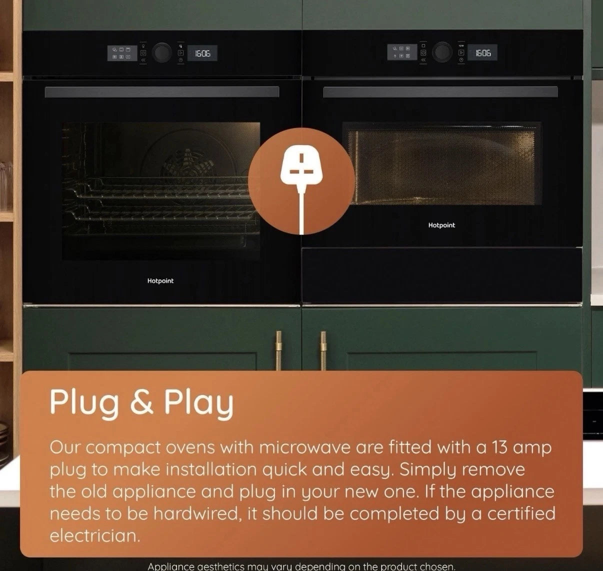 Hotpoint HPD 254CR BUK (77) 1000W 31 Litre Built-in Microwave and Grill in Black - (Ex Display) - HW182277
