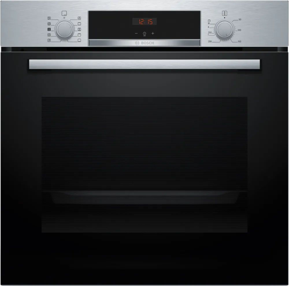 Bosch Series 4 HQA534BS3B Built In Electric Single Oven with added Steam Function in Stainless Steel - A+ Rated - (Ex Display) - HW182154-02