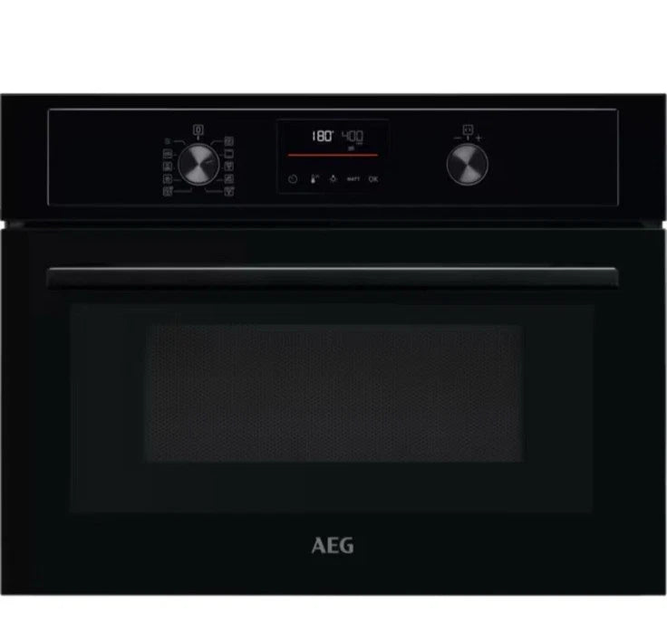 AEG KMX365060B (92) Built-In Combination Microwave Oven in Black - (Ex Display) - HW182292