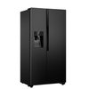 Teknix THSBS1791INBIX Side by Side American style Fridge Freezer in Black Stainless