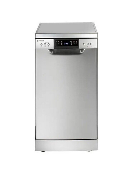 Teknix 45cm slimline free standing dishwasher TFD455S Stainless Steel HW180743