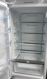 Hotpoint HTC18 T112 UK 70/30 (76) No Frost Integrated Fridge Freezer with Sliding Hinge - E Rated - (Graded Blemished) - HW181976