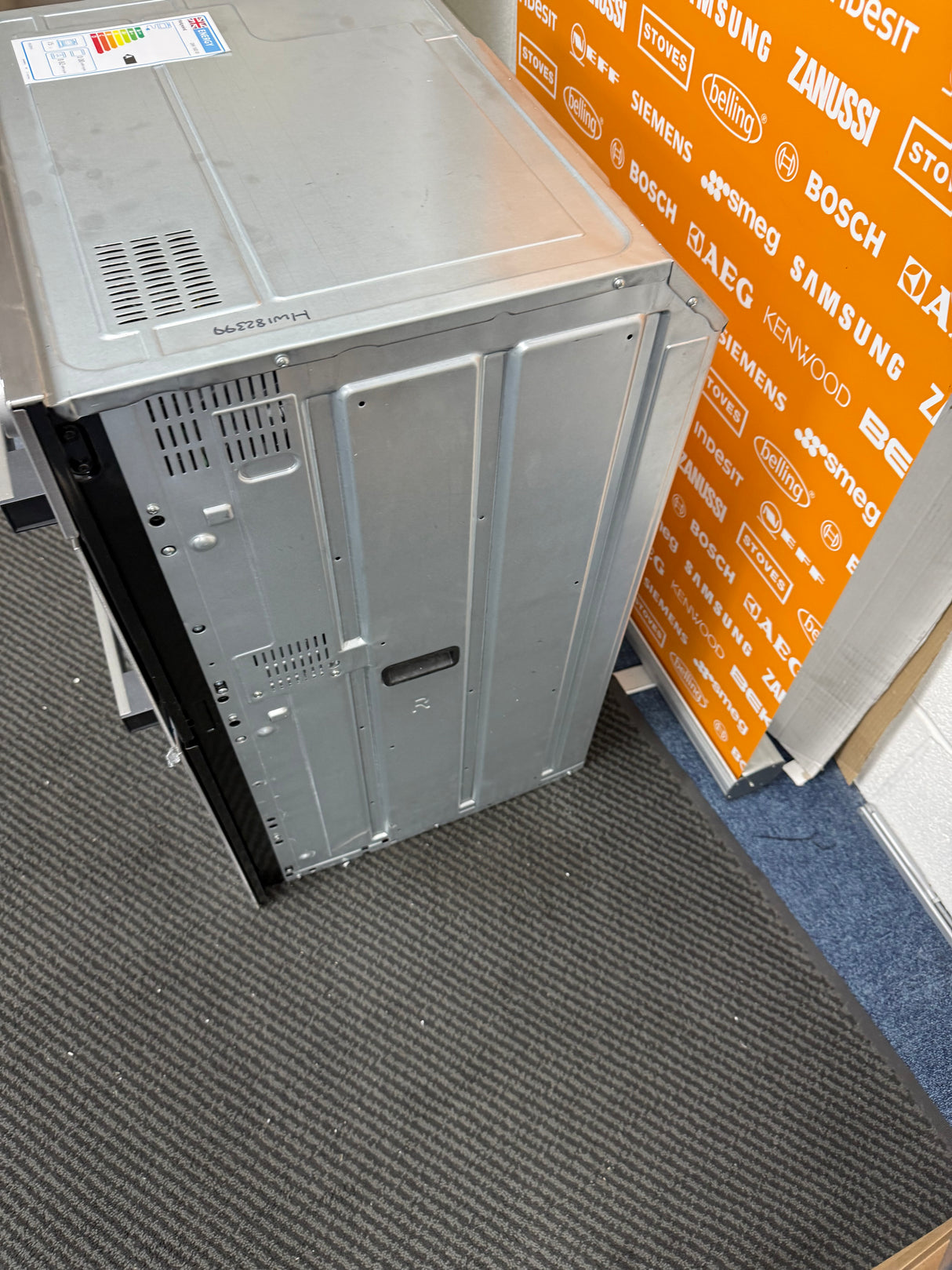 Hotpoint DIH 10D IX 113 Litre Double Built-in Oven in Stainless Steel - A/A Rated - (Ex Display) - HW182399
