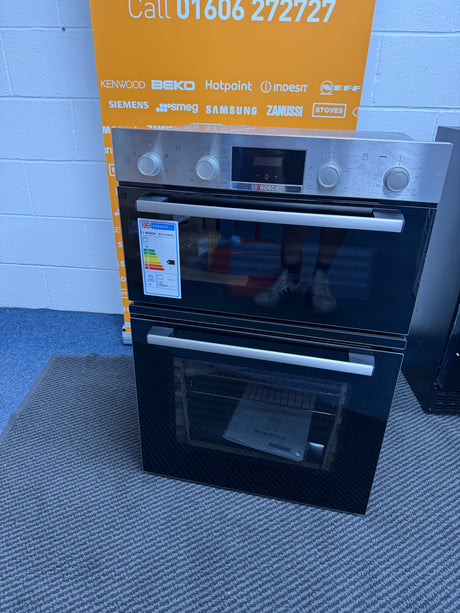 Bosch Series 2 MHA133BR0B (19) Built In Electric Double Oven in Stainless Steel - A Rated - (Ex Display) - HW182557