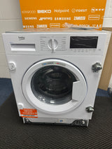 Beko WTIK94121F (10) Integrated 9KG 1400 Spin Washing Machine in White - A Rated - (Ex Display Dented) - HW181810
