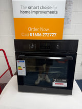 AEG BPX535061B (21) Built-In Electric Single Oven with Pyrolytic Self Cleaning in Black - A Rated - (Ex Display) - HW182545