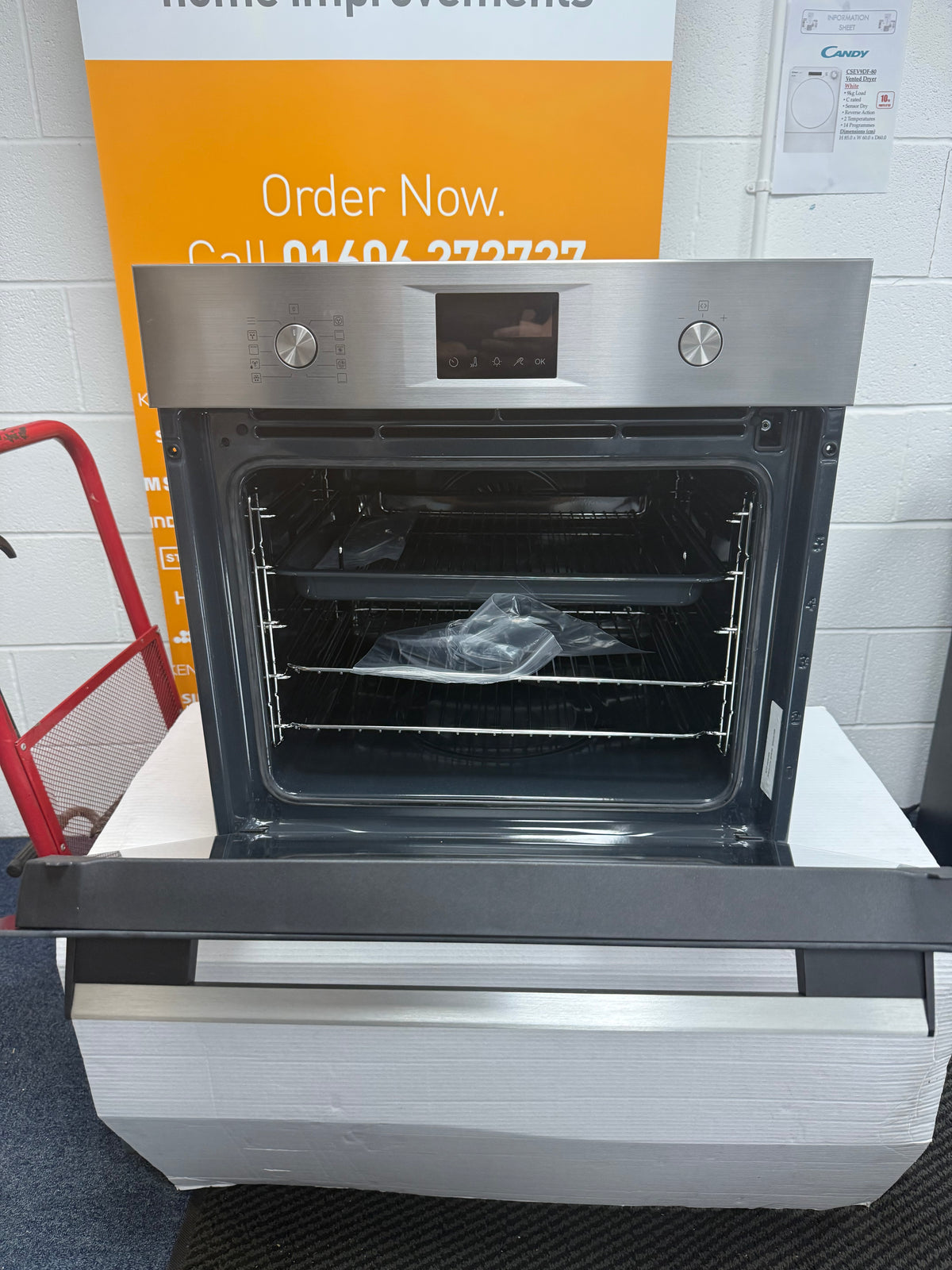 AEG Series 6000 OS6AB50AM (69) Sense Cook Aqua Clean Built-in Single Oven in Stainless Steel - A+ Rated - (Ex Display) - HW182669