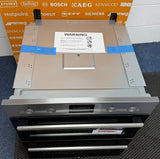 AEG 600 OU5NU20M (15) SurroundCook Clean Enamel Built-under Double Oven in Stainless Steel - A/A Rated - (Tatty Packaging) - HW182715