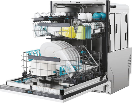Candy Rapido CI 5D6F0MA-80 15 Place Settings Full-size Integrated Dishwasher - D Rated - POHW0143