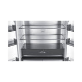 Teknix TMD19091SIBI 505 Litres Multi Door American Fridge Freezer in Dark Inox - E Rated Stock photo top shelves