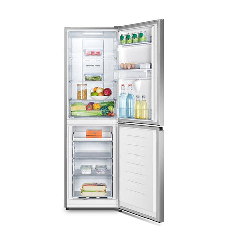 Teknix FFH1825WS 182cm Total No Frost Fridge Freezer with Water Dispenser in Silver