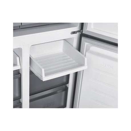 Teknix TMD19091SIBI 505 Litres Multi Door American Fridge Freezer in Dark Inox - E Rated Stock photo Freezer storage drawer