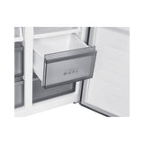 Teknix TMD19091SIBI 505 Litres Multi Door American Fridge Freezer in Dark Inox - E Rated Stock photo Middle freezer deep drawer