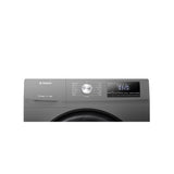 Teknix TKHP8HS 8KG Heat Pump Dryer in Titanium - A++ Rated. Stock photo close up of the control panel.
