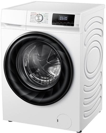 Teknix TKW96142HW 9+6KG 1400 Spin Family Sized Washer Dryer in White with Inverter MotorAngled Photo