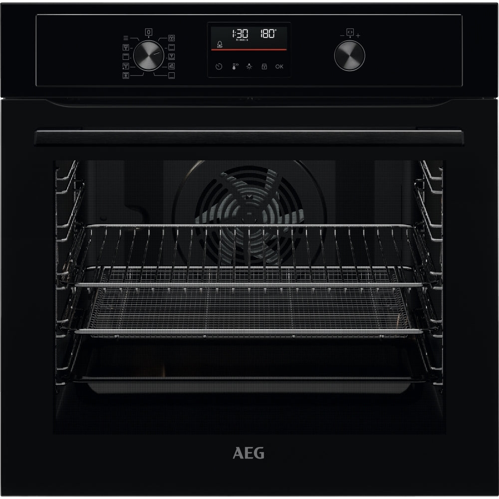 AEG  BPX535A61B (22) 3000 Built-in Single Electric Oven with AirFry and Pyrolytic Self Cleaning - A+ Rated - (Ex Display) - HW182563