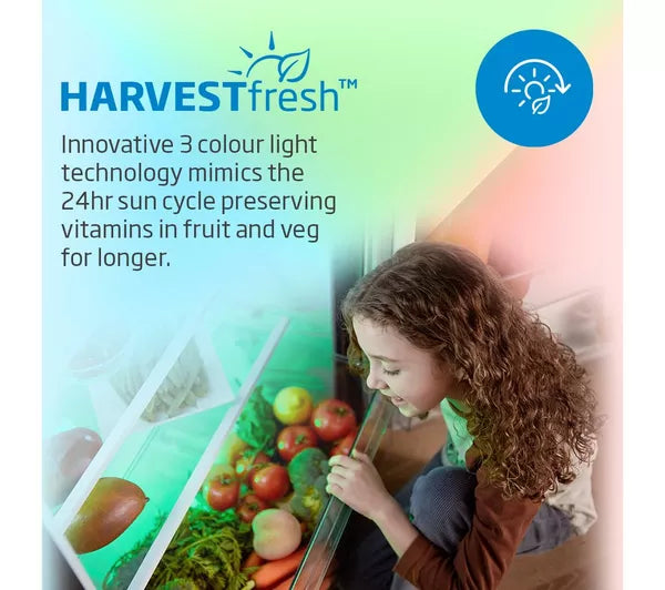 Beko BCFD4V50 (92) 50/50 Frost Free HarvestFresh™ Integrated Fridge Freezer with Sliding Hinge - E Rated - (Ex Display) - HW182592