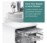 Bosch Series 4 SMV4ECX23G (78) Full Size Integrated Dishwasher in Silver with Wi Fi Connection - C Rated - (Ex Display) - HW182378