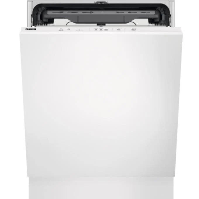 Zanussi ZDLN2621 (40) 14 Place Full Size Fully Integrated Dishwasher with Top Cutlery Tray in White - E Rated - (Ex Display) - HW182240