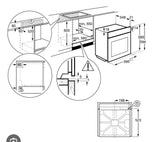AEG NBR7P731SB (32) 7000 MealAssist Built in Single Oven with SteamCrisp and Pyrolytic Self Cleaning - A++ Rated - (Ex Display) - HW182632