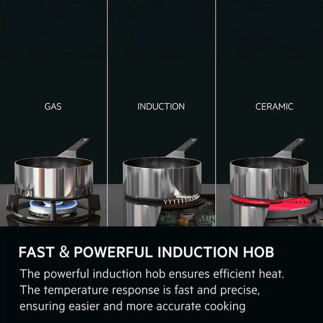 AEG IKX64301CB (81) 3000 Series 60cm 4 Zone Induction Hob - (Ex Display Slightly Blemished)) - HW181981