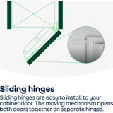 Hotpoint HTC20 T322 UK (31) 194cm Extra Tall 280L 70/30 Integrated No Frost Fridge Freezer - Sliding Door Hinge - E Rated - (Ex Display) - HW182431