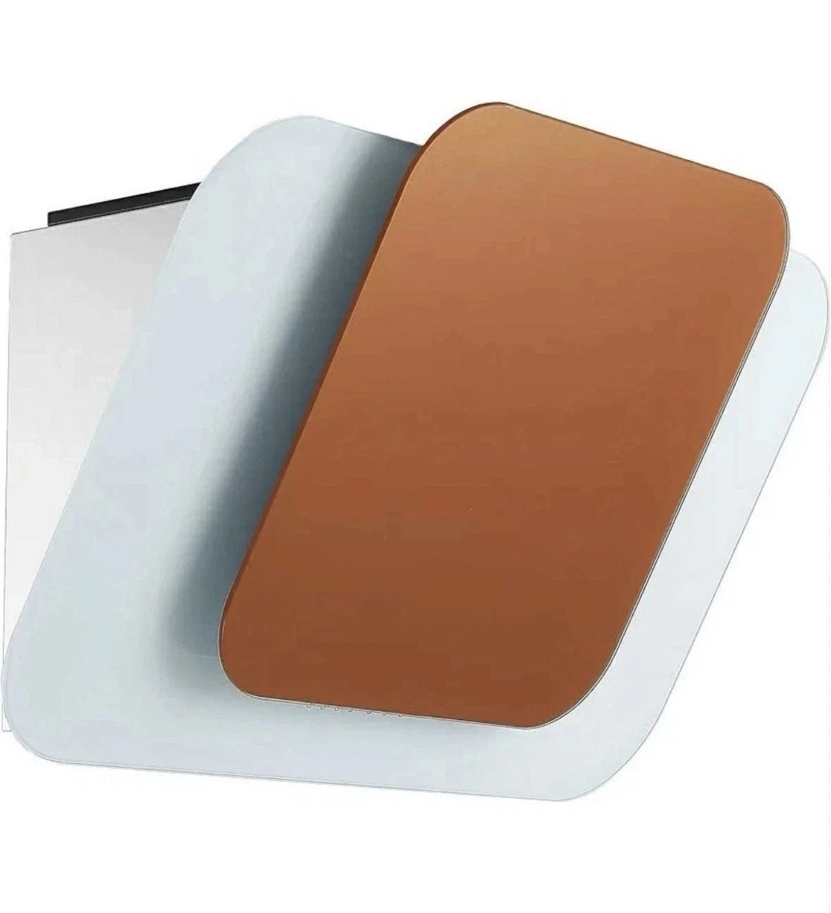 Apelson ICON80CW 80cm Angled Glass Cooker Hood in Copper and White - HW181863 - MANAGERS SPECIAL PRICE £119.20