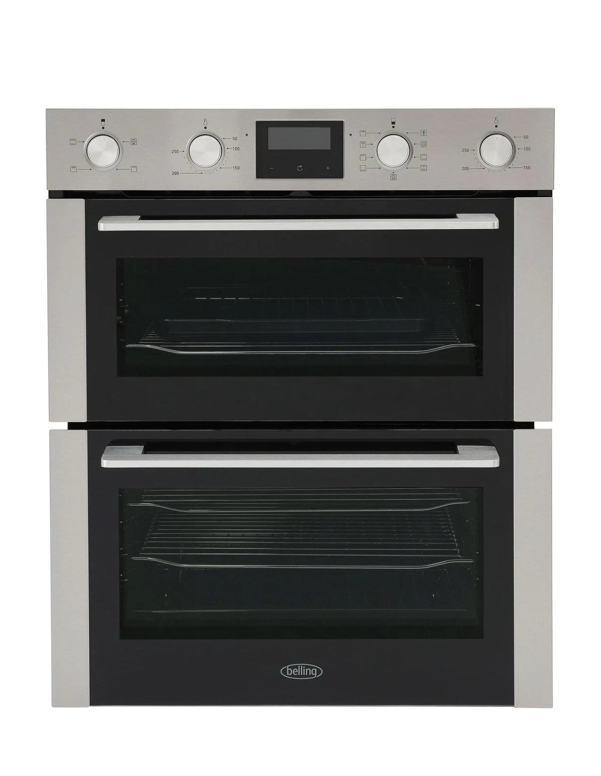 Belling BEL 444411631 BI703MFC Built-under Electric Double Oven in Stainless Steel - A/A Rated - (Ex Display) - HW182083