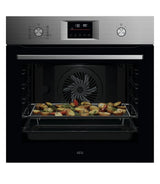 AEG 6000 Series OS6PB50AM (53) SenseCook Built in Electric Single Oven Pyrolytic Self Cleaning in Stainless Steel - A+ Rated - (Blemished) - HW182253