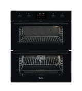 AEG DUB535060B (61) 6000 SurroundCook Built-under Electric Double Oven in Black - A/A Rated - (Ex Display) - HW182261