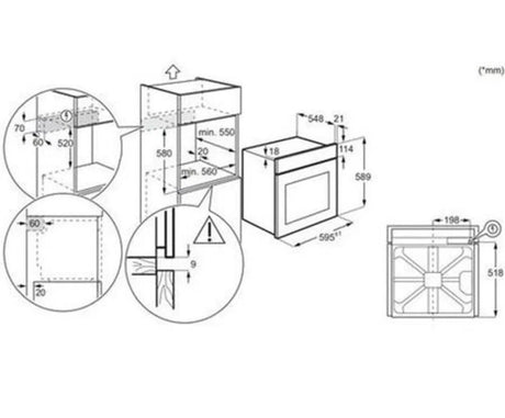 AEG BEX335011M (96) SurroundCook Built-in Electric Single Oven with Aqua Clean in Stainless Steel - A Rated - (Ex Display) - HW181796