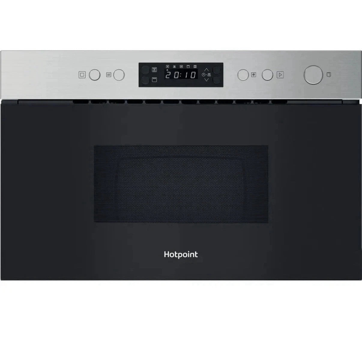Hotpoint HPMK12CXUK (95) Built in 22 Litre Microwave and Grill in Stainless Steel - (Ex Display) - HW182595