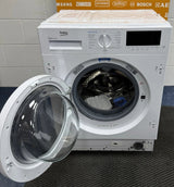 Beko Pro WDIK854441 (30) 8+5 KG 1400 Spin Integrated Washer Dryer in White - A Wash Rated - (Ex Display) - HW182730