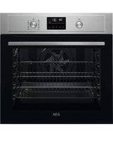 AEG BPX535061M (67) SurroundCook Built-In Electric Single Oven with Pyrolytic Self Cleaning in Stainless Steel - A+ Rated - (EX Display) - HW182267